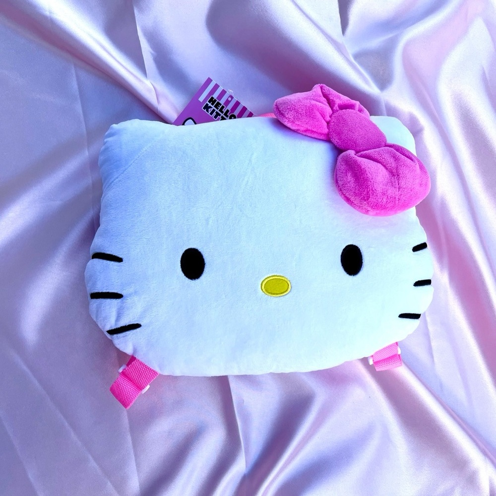 Hello kitty plush backpack